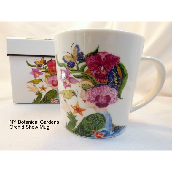 La Flora by Ron Tanovitz Boxed Mug - Decorative Bone China-Gardener-Flower Lover - Picture 6 of 10
